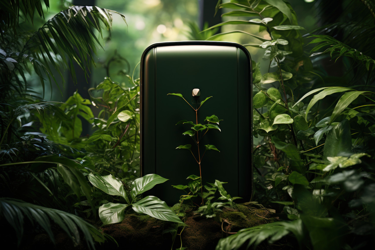 A time capsule capturing the essence of the present, earth friendly images