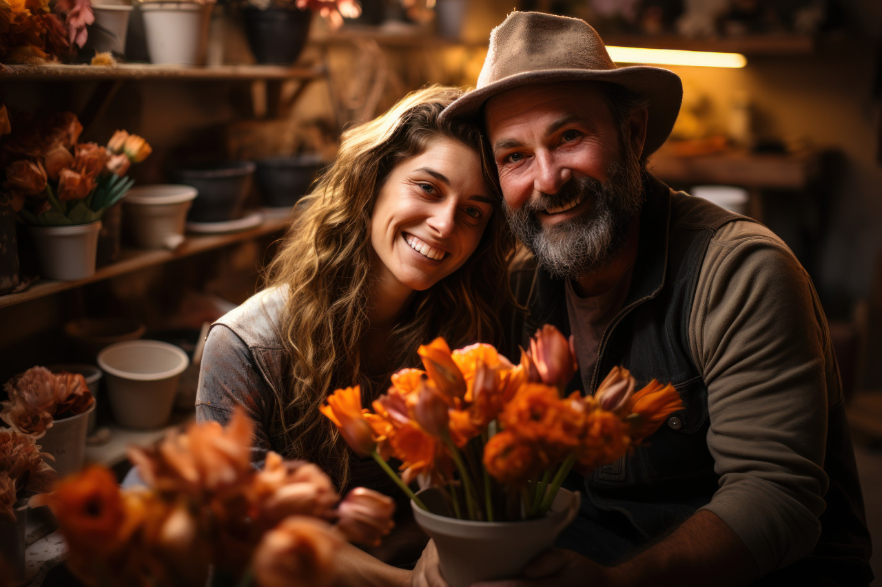 A couple bonding over the artistic joy of clay, valentine, dating and love proposal image