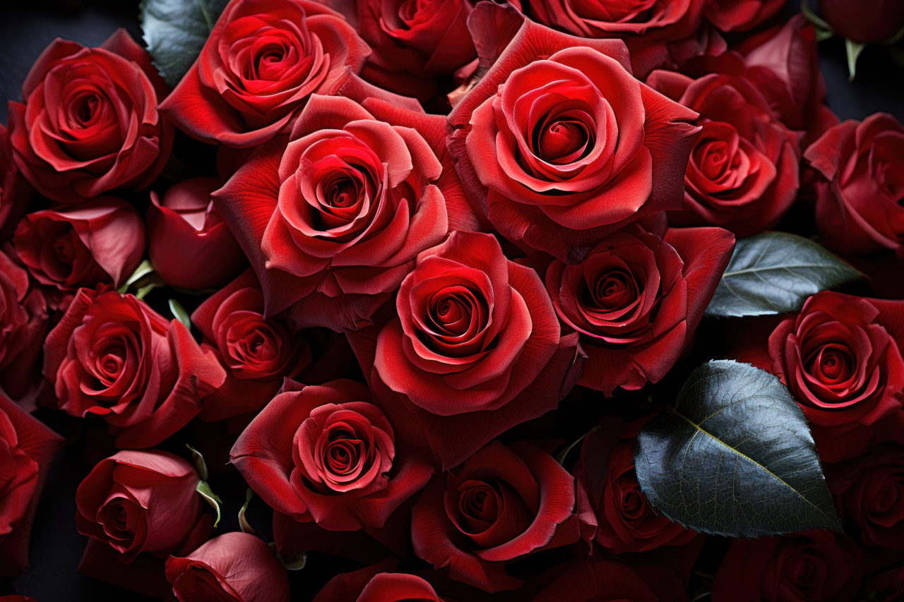 Hearts intertwined in love, valentine, dating and love proposal image