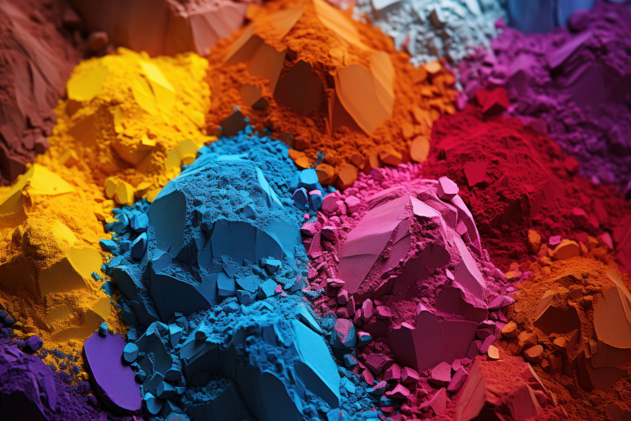 Holi powders as musical harmony, holi festival images hd