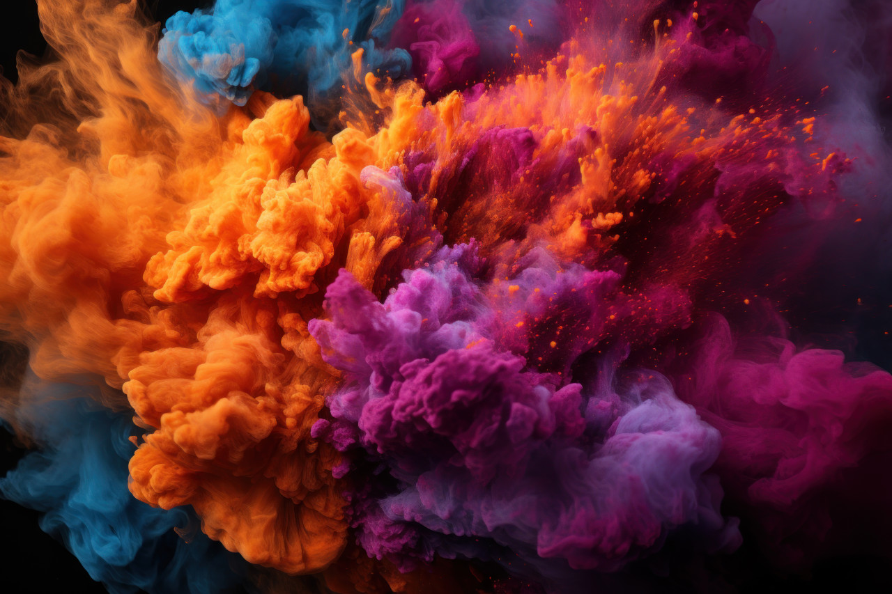 Holi colors transmute into vibrant flames of celebration, holi festival image download