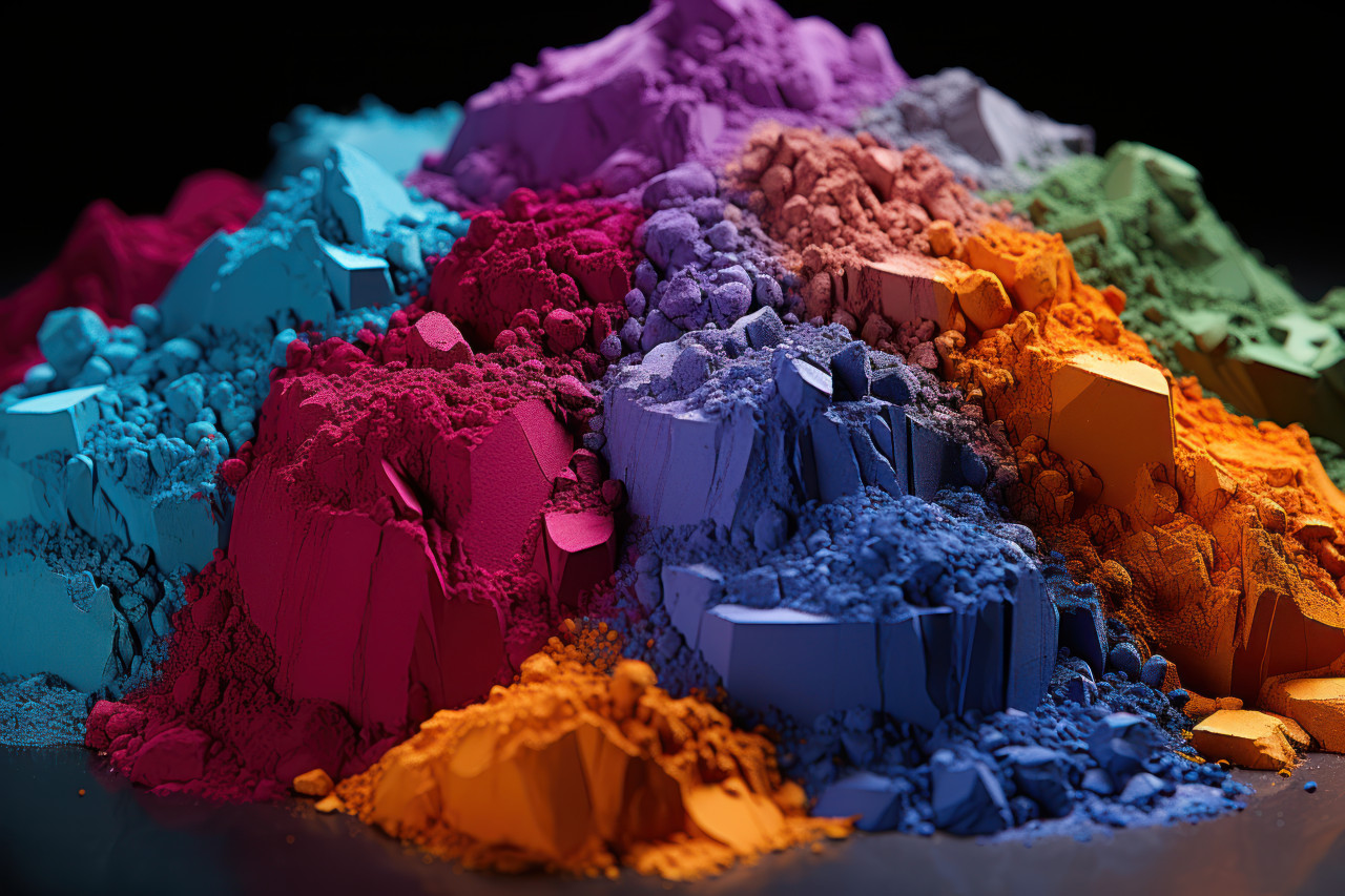 Close up views showcasing each powder identity, holi festival image download
