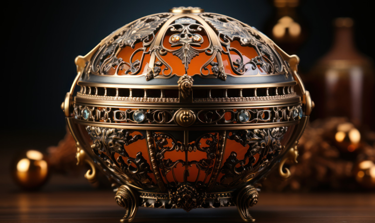 A sensory journey with an ornate incense box releasing delicate patterns of smoke, ramadan and eid mubarak images