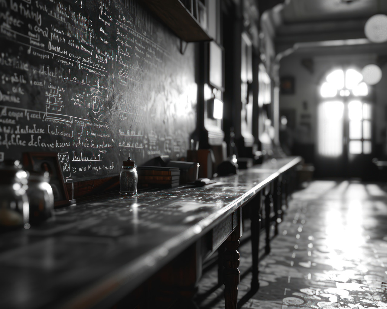 Explore the world of numbers and business on a colorful board, educational picture