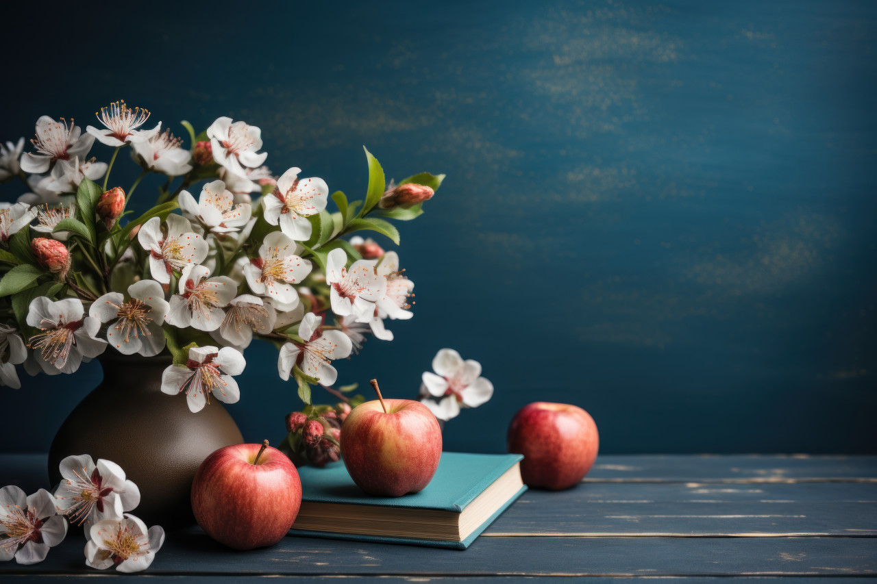 Joyful teacher day scene a chalkboard embellished with flowers a heartfelt tribute to teachers and their impactful contributions to education, education pictures for website