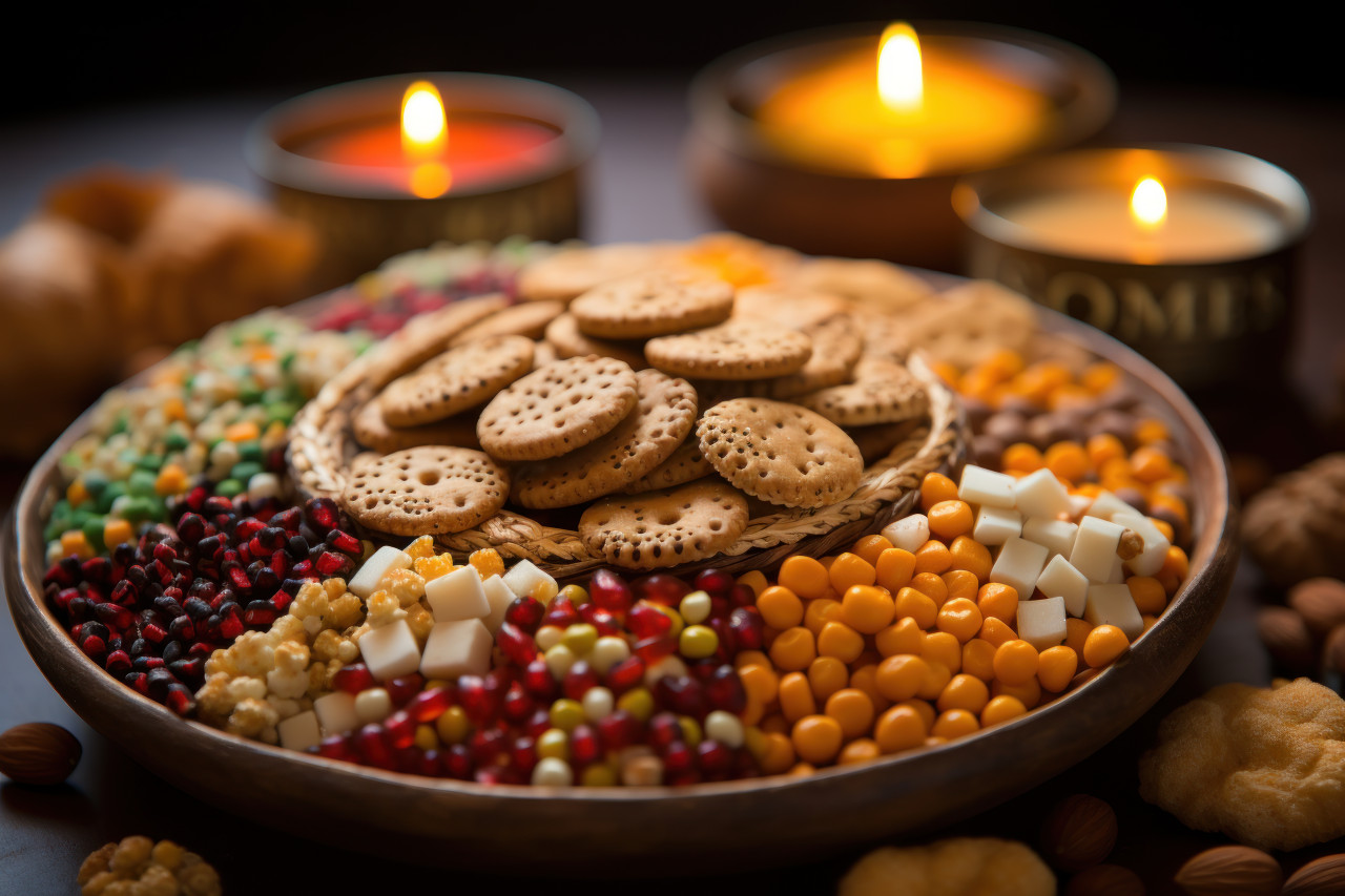 Celebrating lohri with a delightful spread of snacks and sweets, lhori, makar sankranti