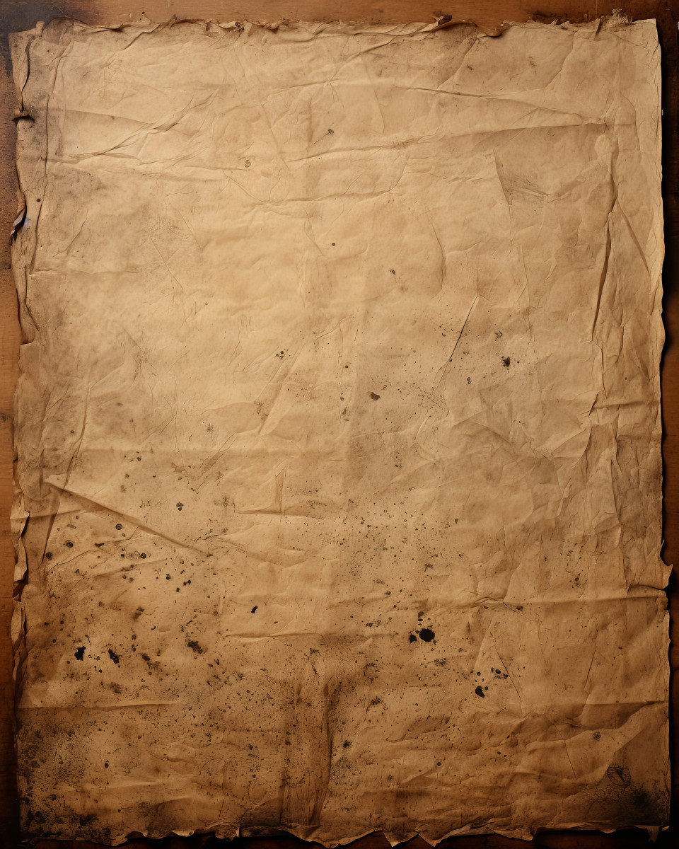 A vintage brown paper with aged charm and character showcasing its weathered texture and timeless appeal, old book pages concept