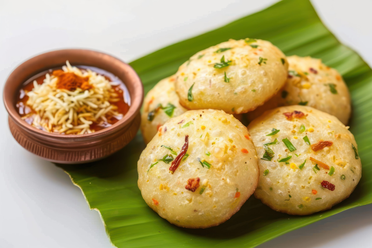 A spread of mouthwatering traditional dishes during the hindu new year gudipadwa festival, gudi padwa sweets and cuisine concept