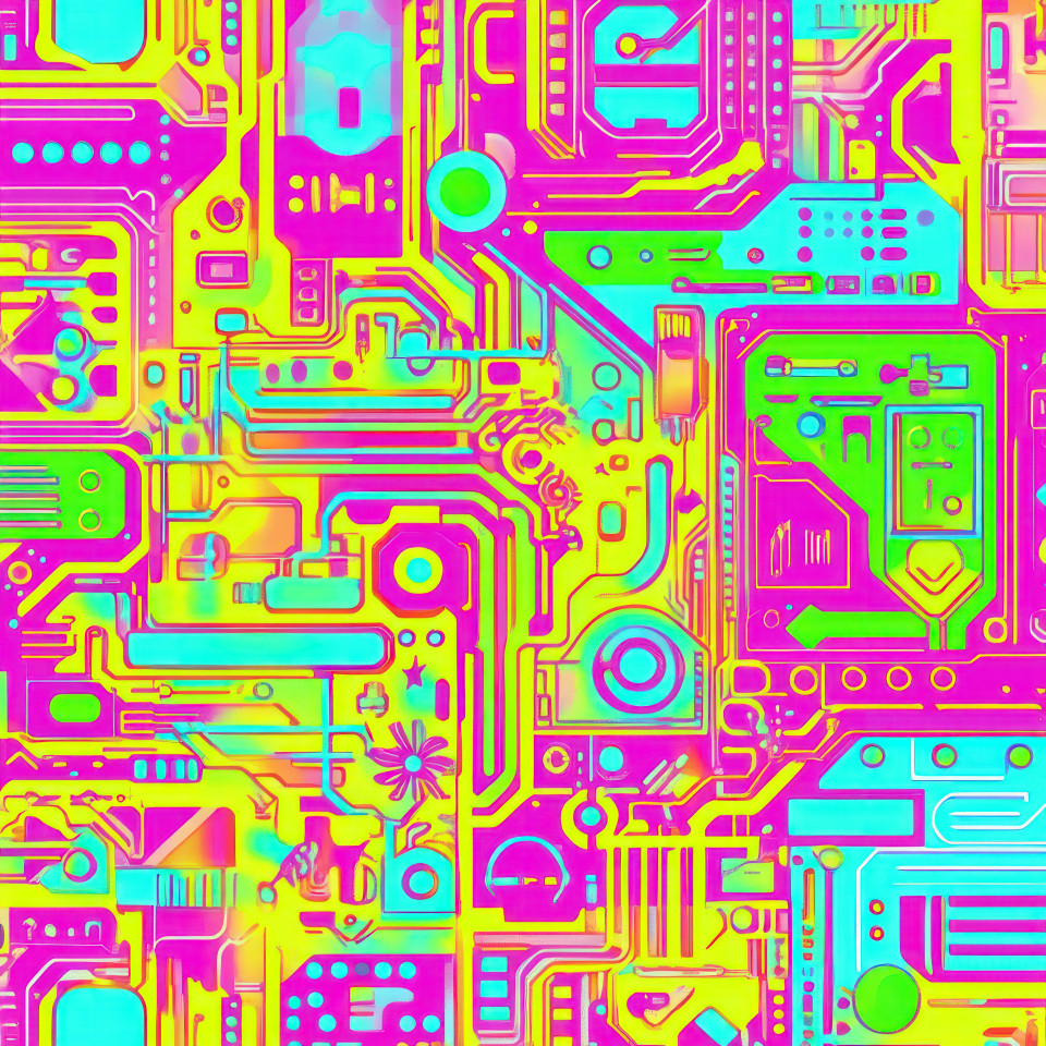 Circuit board decal glowing with energy futuristic tech design, symbolizing innovation, perfect for custom decals, stickers custom, and digital inspired decorations