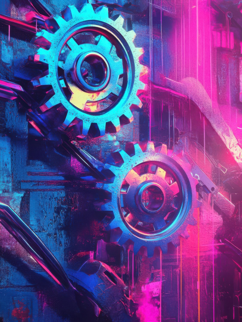 Metallic gears twisting into graffiti wildstyle, fusing mechanics with abstract lettering, 3d graffiti art blends industry with urban design, 3d digital graffiti in motion