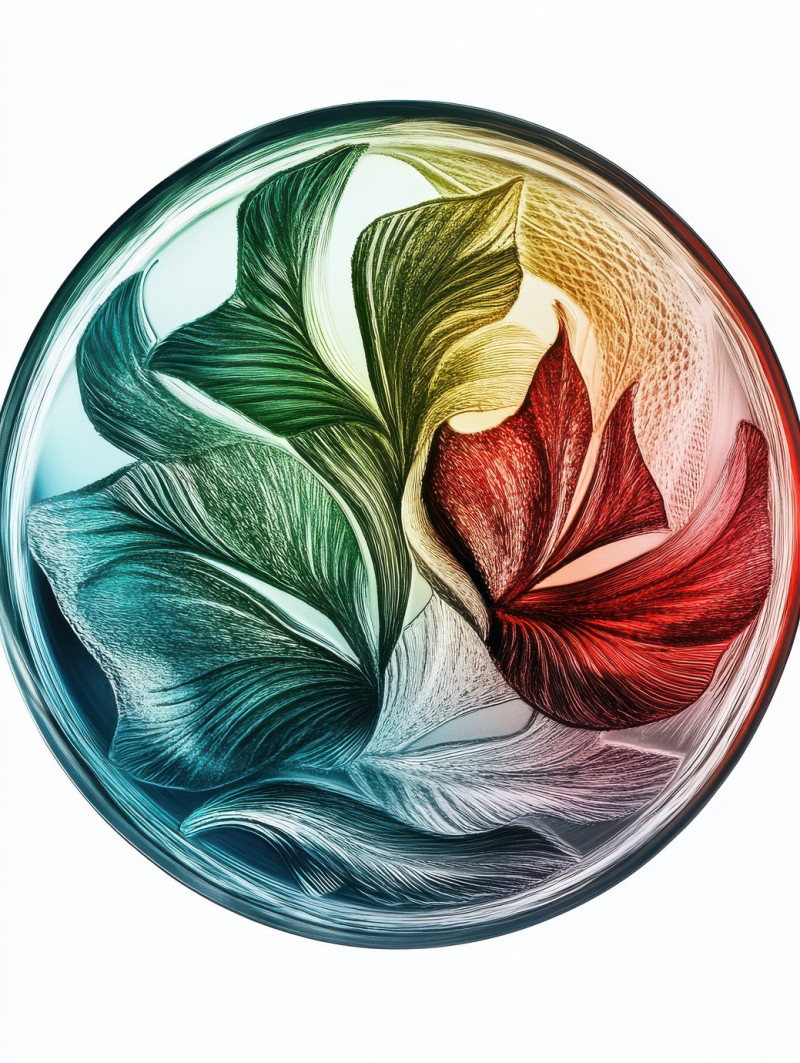 A coin featuring deep-etched glass patterns, crafted using the graal glass technique, the intricate engravings and layered design enhance the richness of this orrefors graal vase