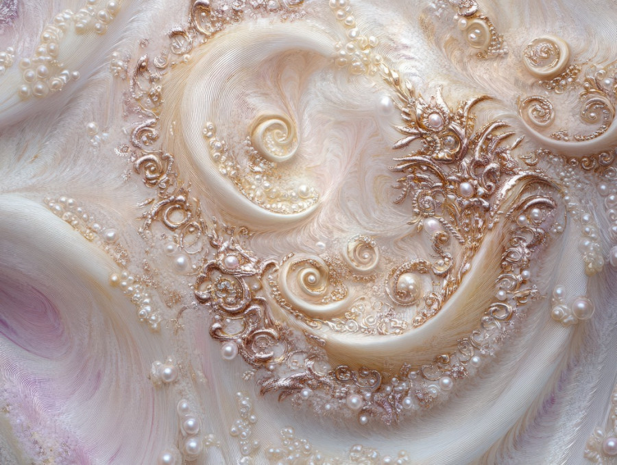 Soft tendrils curving into intricate spiral designs, forming delicate filigree patterns that reflect the artistry of filigree jewelry and filigree earrings