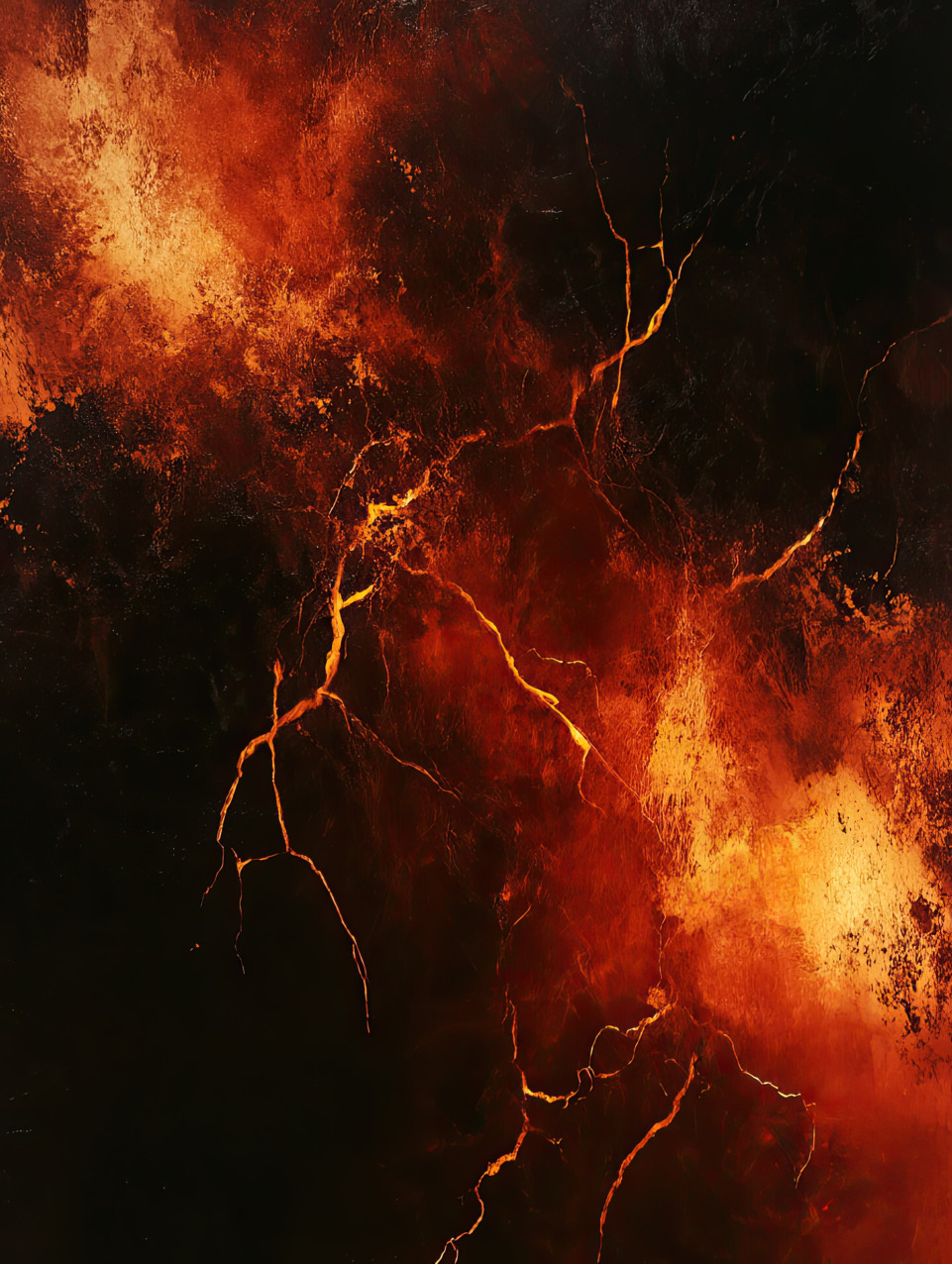 A bright lightning bolt cuts through darkness, illuminating stormy clouds, strong chiaroscuro contrast capturing raw energy and natureâ€™s power