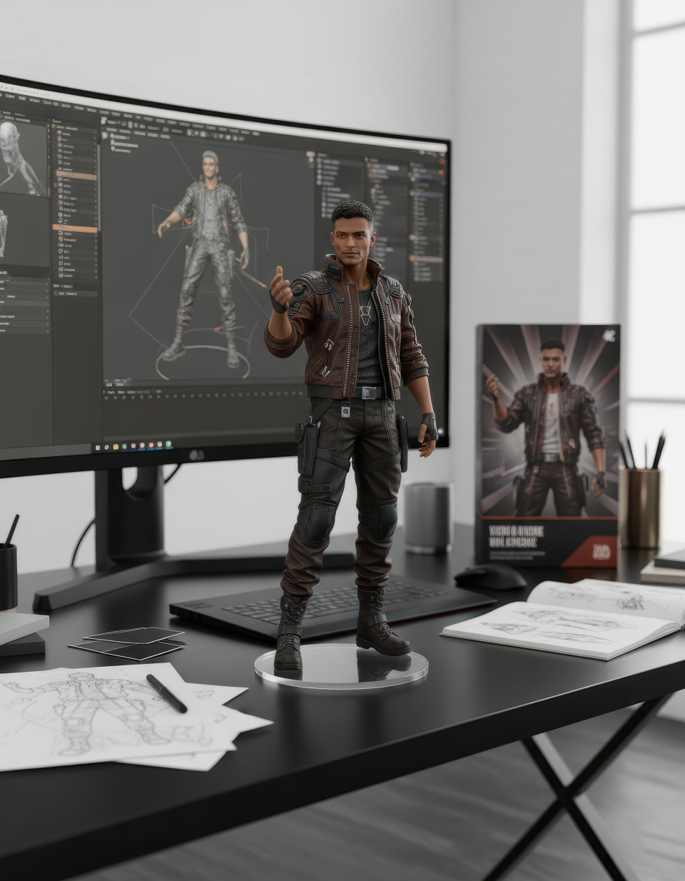Transform ideas into designer figurines via gemini prompt