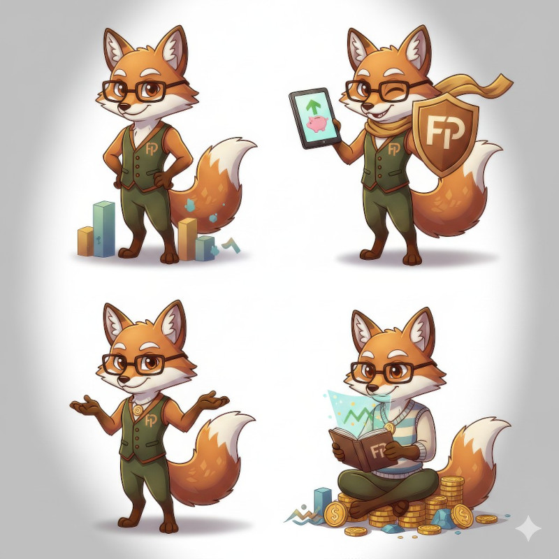 Financial planning anthropomorphic mascot google gemini prompt