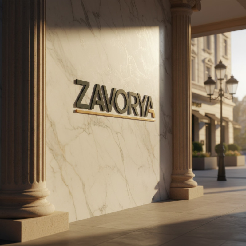 Luxury hotel marble wall logo branding mockup