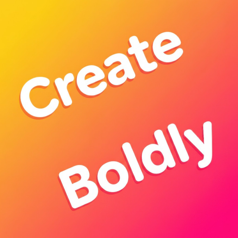 Experimental typography poster with playful sans serif layout