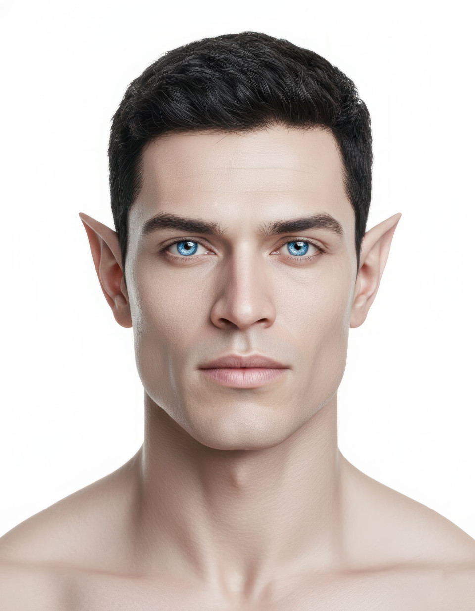 Ultra realistic fantasy high elf noble portrait in royal light google gemini prompt