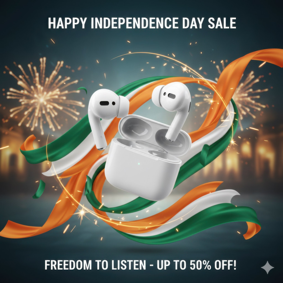 Wireless earbuds for independence day sale event google gemini prompt