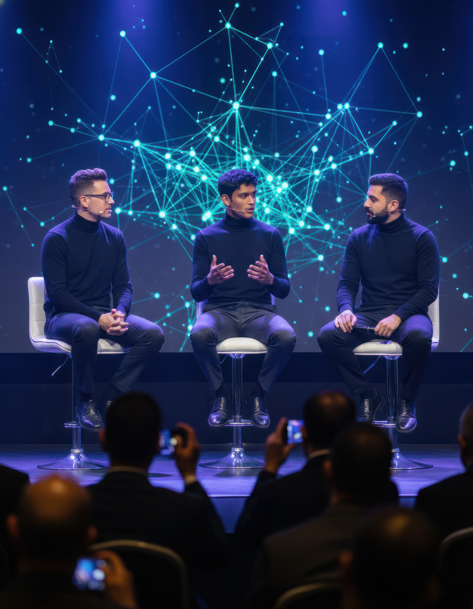 Ai and robotics experts panel at future technology summit google gemini prompt