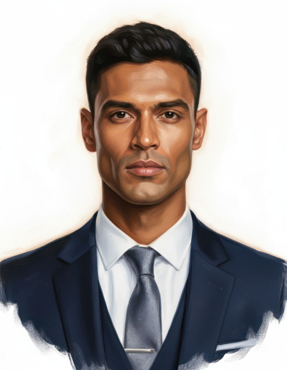 Entrepreneur classic oil painting portrait google gemini prompt