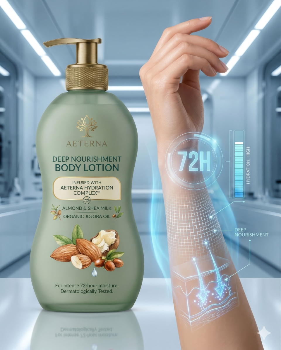 Skincare hydration data overlay with digital moisture analysis google gemini prompt