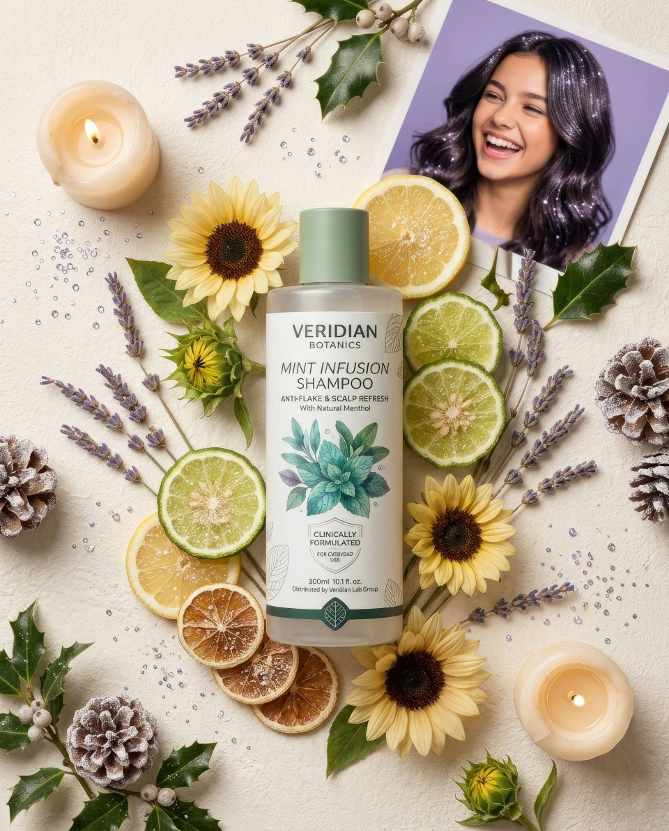 Festive beauty product floral citrus luxury celebration google gemini prompt