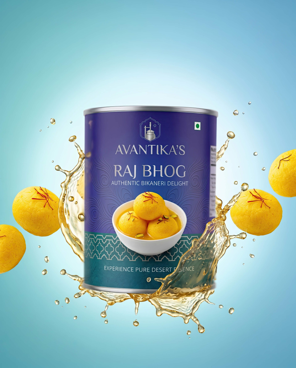 Dynamic splash scene with sweets tin and syrup motion google gemini prompt