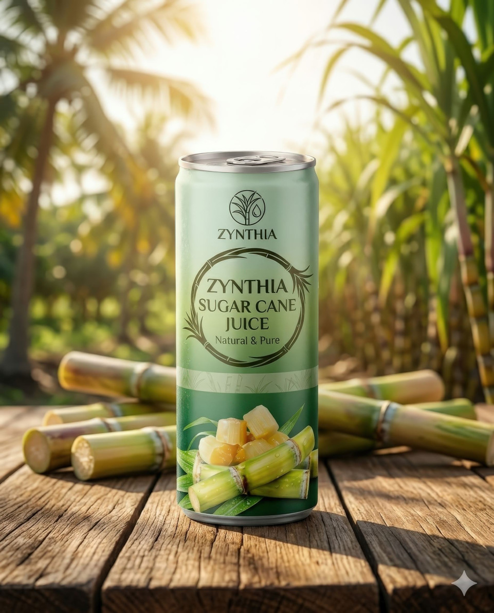 Beverage can on picnic table in tropical orchard sunlight google gemini prompt