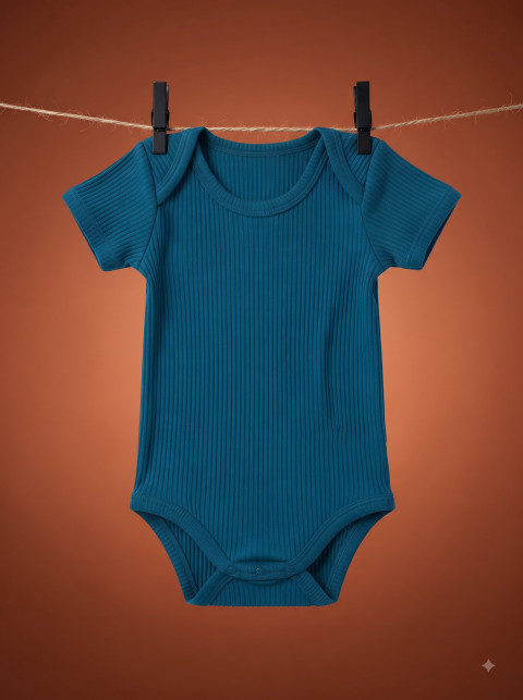 Baby Romper on Clothesline AI Studio Product Photography Prompt