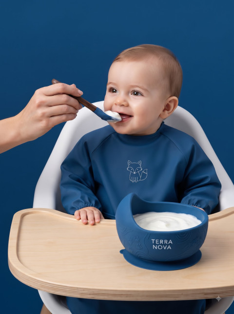 Commercial Lifestyle Product Photography Prompt High Chair Baby Feeding