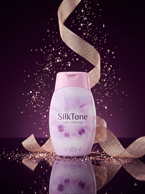 Face Powder Product Photography Holiday Splendor Christmas Theme 