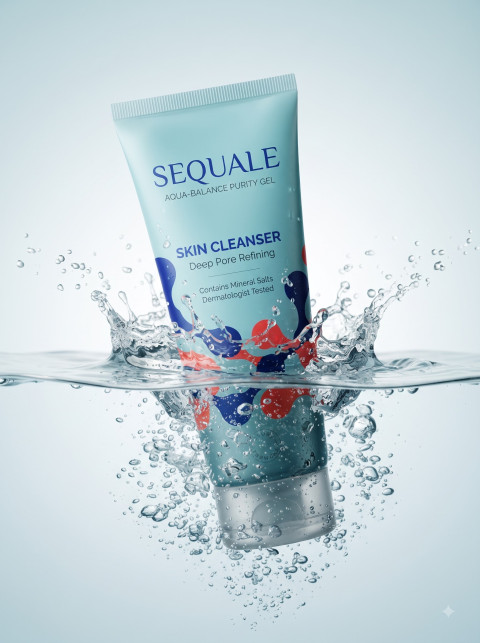 Facial Cleanser Water Splash Hero Shot