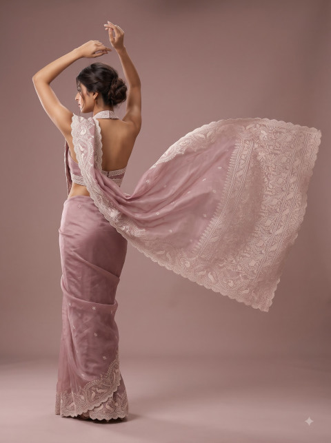AI Festive Saree & Ethnic Wear Photography Prompts - Angle 3