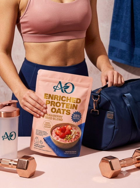 Fitness Protein Oats Gym Lifestyle Shot