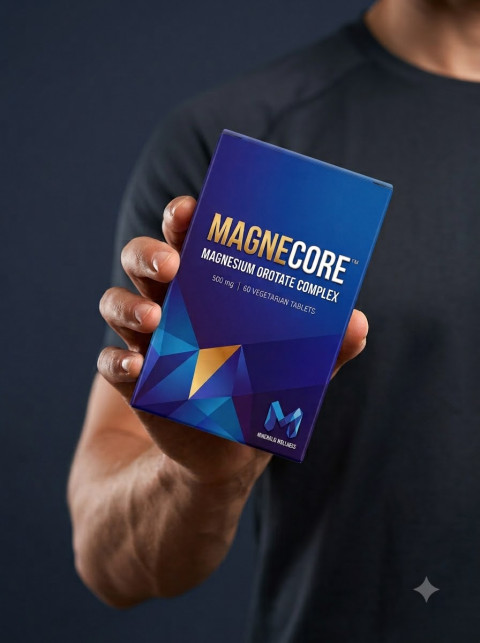Health Supplement Box Model Holding