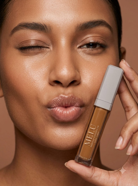 Liquid Concealer Model Kiss Expression Portrait