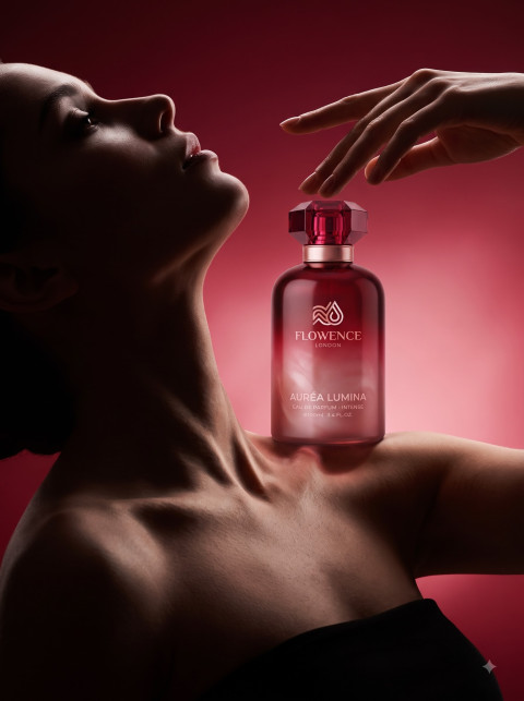 Luxury Perfume Bottle Model Shoulder Shot