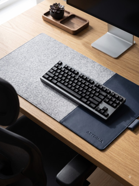 Minimalist Tech Workspace AI Product Photography Prompt