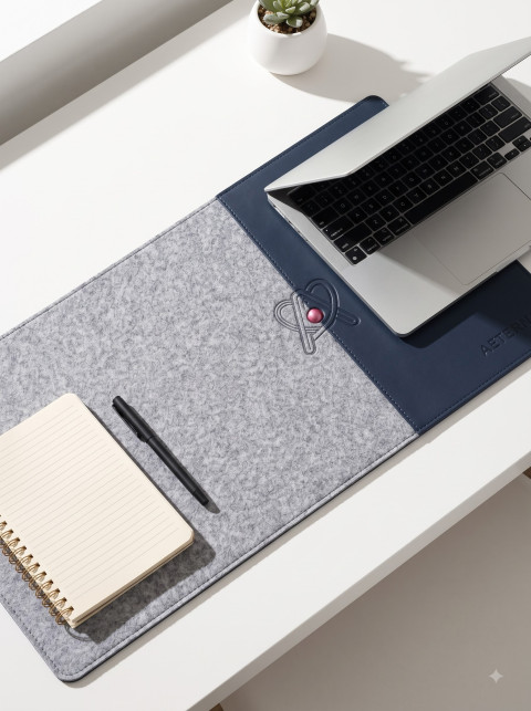 Overhead Flat Lay Workspace AI Product Photography Prompt