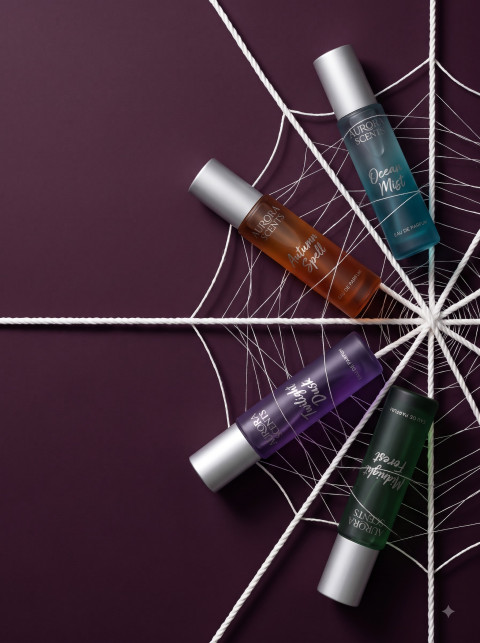 AI Halloween Perfume Bottle Photography Prompts & E-Commerce Studio Collection - Angle 3