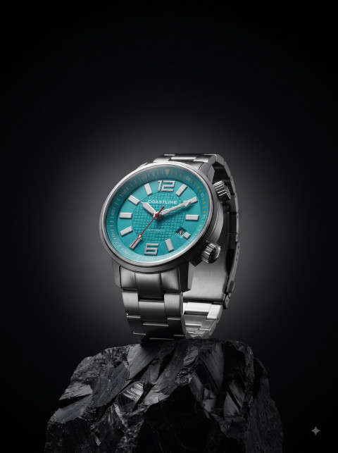 Diver Watch Commercial E-Commerce Photoshoot Prompts - Primary Shot